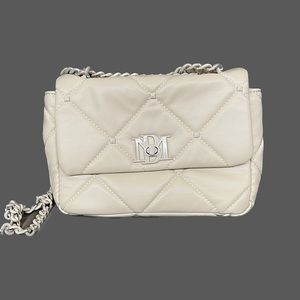 Badgley Mischka Quilted Vegan Chain Strap Shoulder Bag